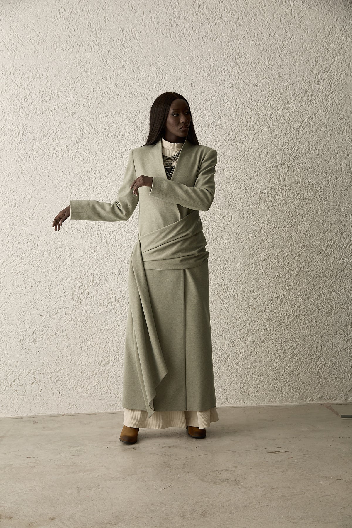 Ash Belt Coat