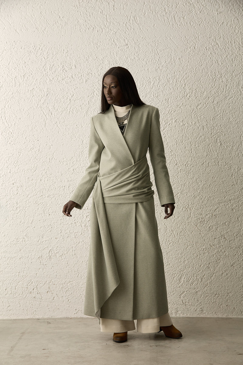 Ash Belt Coat