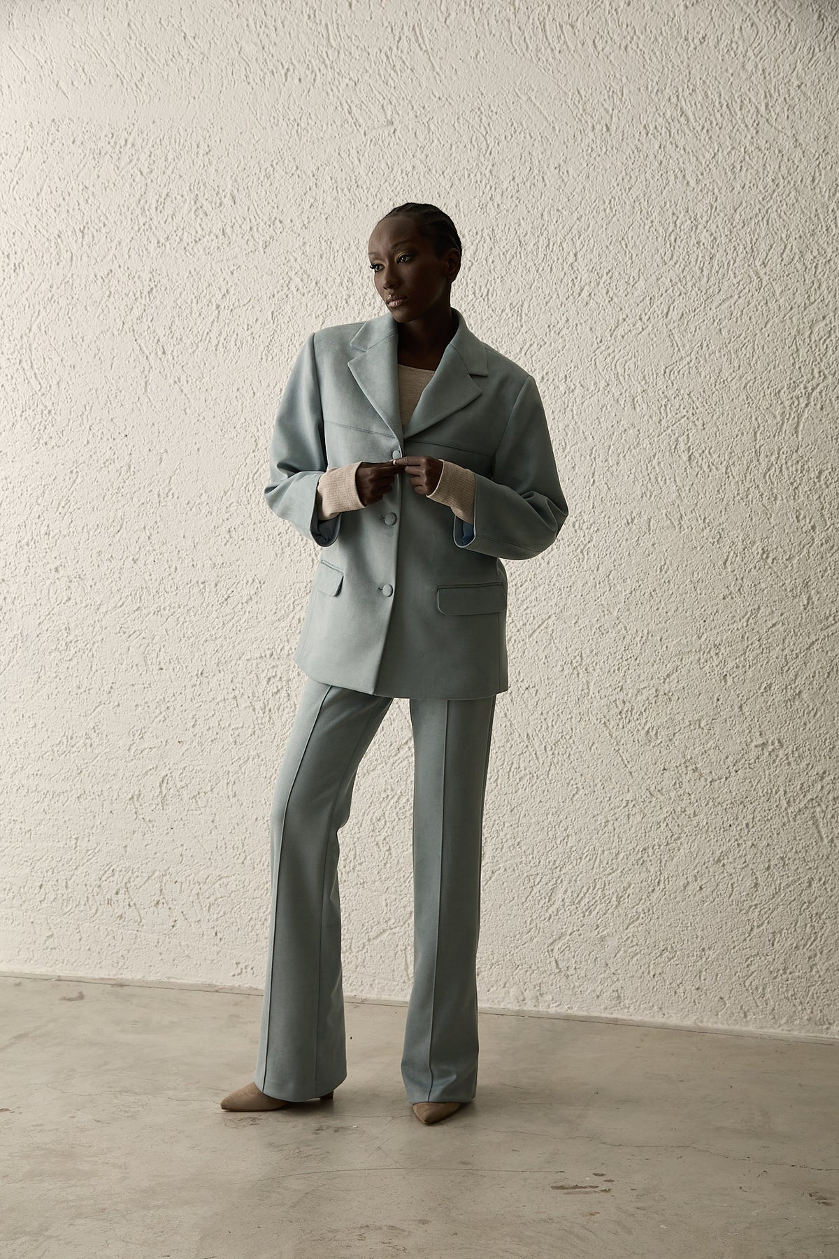 Suede Blazer