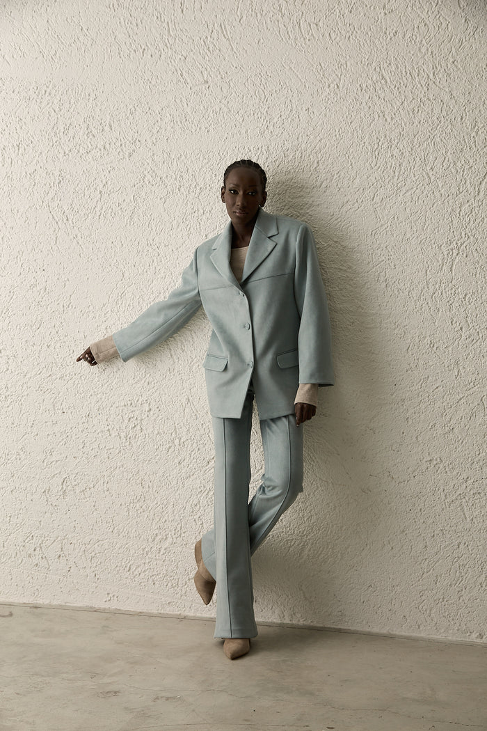 Suede Blazer