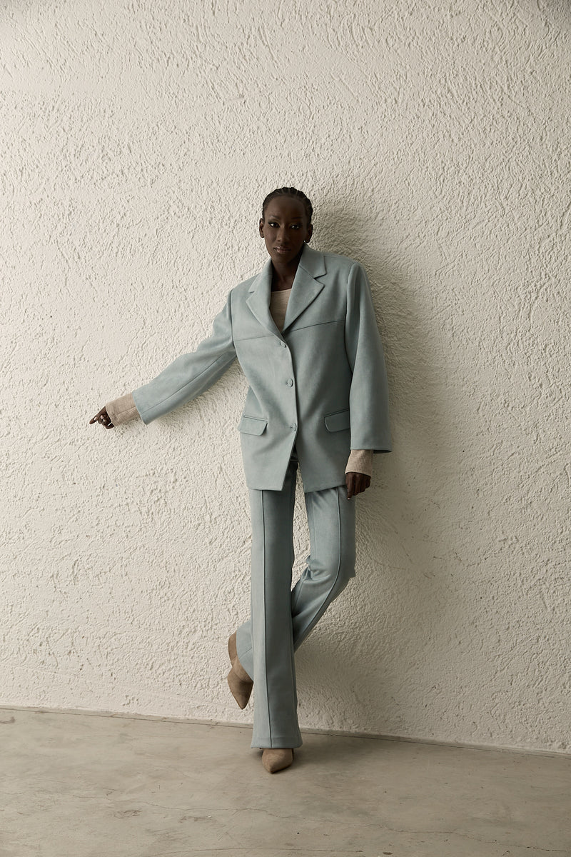 Suede Blazer